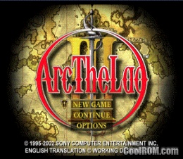 Arc the Lad Collection - Arc the Lad III (Disc 1) ROM (ISO